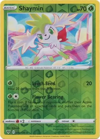 Vivid Voltage Shaymin #15/185 reverse holo